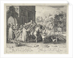 The prodigal son says goodbye to his father by Willem Janszoon Blaeu