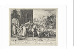 The prodigal son says goodbye to his father by Willem Janszoon Blaeu