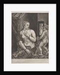 Venus and Cupid with a mirror by Anonymous
