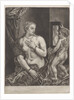 Venus and Cupid with a mirror by Anonymous