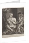 Venus and Cupid with a mirror by Anonymous