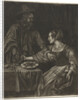Man and woman with a jug by Jan de Groot