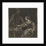 Man and woman with a jug by Jan de Groot