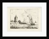 Harbour view with a watchtower by Bonaventura Peeters I