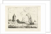 Harbour view with a watchtower by Bonaventura Peeters I