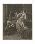 Music making people around a table by Jan van Somer