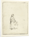 Beggar with child by Louis Bernard Coclers