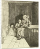 Mother teaching her son by Louis Bernard Coclers