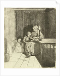 Mother teaching her son by Louis Bernard Coclers