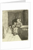 Mother teaching her son by Louis Bernard Coclers