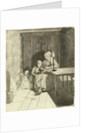 Mother teaching her son by Louis Bernard Coclers