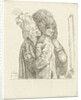A man and a woman dressing in front of the mirror by Louis Bernard Coclers