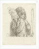 A man and a woman dressing in front of the mirror by Louis Bernard Coclers