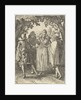 Woman and three men by Claes Jansz. Visscher II