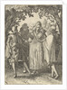 Woman and three men by Claes Jansz. Visscher II