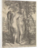 Diana and a nymph before a tree by Justus Danckerts