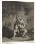 Man with a beer jug by Isaac van Ostade