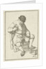 Seated farmer with pitcher by Cornelis Ploos van Amstel