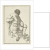 Seated farmer with pitcher by Cornelis Ploos van Amstel
