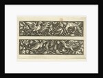 Two friezes, both with raptors by Michiel le Blon