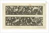 Two friezes, both with raptors by Michiel le Blon