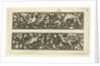 Two friezes, both with raptors by Michiel le Blon