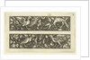 Two friezes, both with raptors by Michiel le Blon