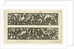 Two friezes, both with raptors by Michiel le Blon