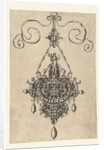 Pendant which a goddess with laurel by Philips Galle