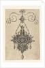 Pendant which a goddess with laurel by Philips Galle