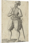 A soldier flutist by Abraham de Bruyn