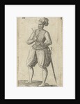 A soldier flutist by Abraham de Bruyn