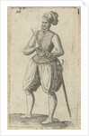 A soldier flutist by Abraham de Bruyn
