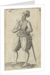 A soldier flutist by Abraham de Bruyn