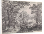 Elisha curses annoying children by Nicolaes de Bruyn