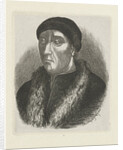 Portrait of Laurens Jansz. Coster by Joseph Hartogensis