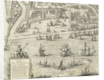 Map of Amsterdam (leaf left), 1625 by Balthasar Florisz. van Berckenrode