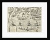 Map of Amsterdam (leaf left), 1625 by Balthasar Florisz. van Berckenrode