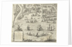Map of Amsterdam (leaf left), 1625 by Balthasar Florisz. van Berckenrode