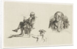 Study Sheet with three figures by David Bles