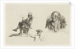 Study Sheet with three figures by David Bles