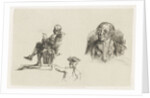 Study Sheet with three figures by David Bles