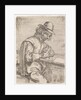 A drawing man wearing a hat by Peter Snijers