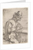A drawing man wearing a hat by Peter Snijers