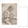 A drawing man wearing a hat by Peter Snijers
