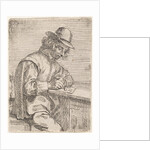 A drawing man wearing a hat by Peter Snijers