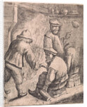 Four farmers in fire by Anonymous