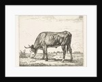 Grazing cow by Wouter Johannes van Troostwijk