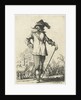 Standing officer with walking stick by Pieter Jansz. Quast