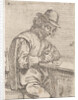 Drawing man wearing a hat by Peter Snijers